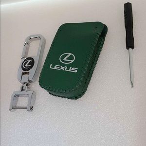 Lexus leather key fob case